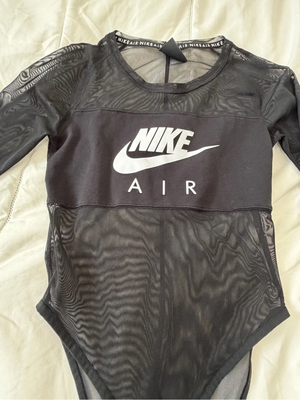 Nike Air women’s  long sleeve mesh bodysuit